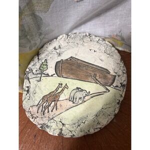 Shapes of Clay Mt St Helens Volcanic Ash Noahs Ark Wall Plaque Signed Art